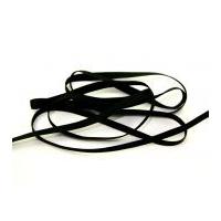 6mm flat value elastic black