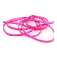 6mm Lycra Stretch Elastic Cord Cerise Pink