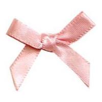6mm Small Ribbon Bows 30mm x 23mm Pale Pink