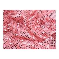 6mm round sequins dress fabric pink