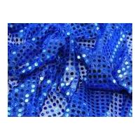 6mm round sequins dress fabric royal blue