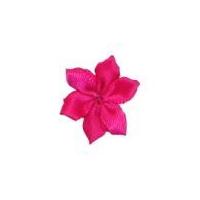 6mm Berisford Ribbon Petal Flowers 175 Shocking Pink