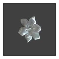 6mm berisford ribbon petal flowers 29 white