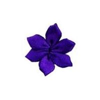 6mm Berisford Ribbon Petal Flowers 465 Purple