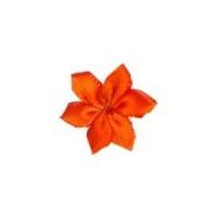 6mm berisford ribbon petal flowers 761 autumn orange