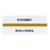 6mm Bowtique Double Face Satin Ribbon Gold