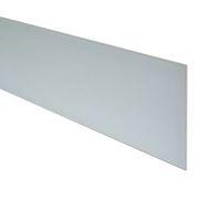 6mm Mist Glass Bathroom Upstand Bevelled Edge