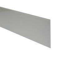 6mm Fawn Glass Bathroom Upstand Bevelled Edge