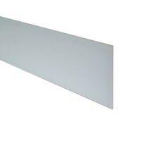 6mm Mist Glass Bathroom Upstand Bevelled Edge