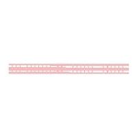 6mm Celebrate Grosgrain White Edge Ribbon Baby Pink