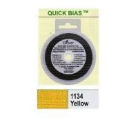 6mm Clover Quick Bias Tape 5m Yellow