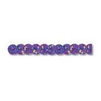 6mm impex flat strung sequins trimming purple hologram