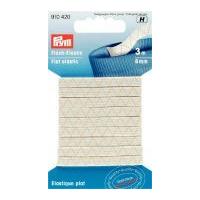 6mm Prym Flat Elastic 3m White