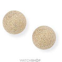 6mm Frosted Ball Stud Earrings