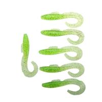 6Pcs Curl Tail Baits Lifelike Soft Bait Artificial Fishing Lure