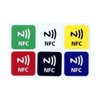 6pcs/lot Smart NFC Tags Stickers Ntag216 888Bytes for Samsung Galaxy S6 S5 Note 3 Nokia Lumia 920 Sony