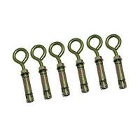 6pc 8mm Closed Hook Bolts