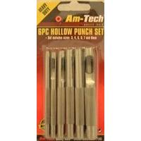 6pc hollow punch set