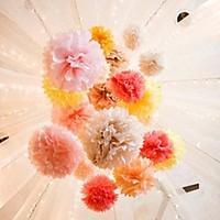 6pcs - 6inch Tissue Paper Pom Flowers Beter Gifts Wedding Decoration Supplies