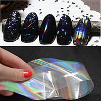 6pcs new transparent nail art foils 4cmx100cm starry sky glitter nail  ...