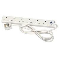 6way/2mtr Ext Surge Protect