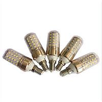 6W E14 LED Corn Lights T SMD 2835 750 lm Dual Light Source Color AC220 V 5 pcs