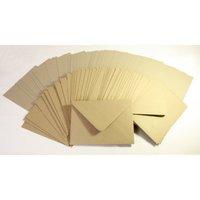 6x6 Kraft Card and Envelopes - pack of 50