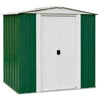 6X5 Greenvale Apex Metal Shed with Assembly Service