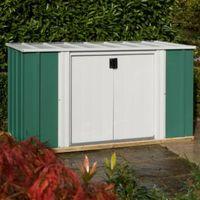 6x3 greenvale pent metal shed