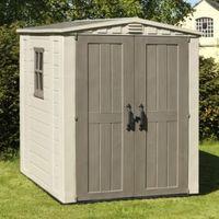 6X6 Factor Apex Plastic Shed