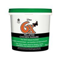 6X Pelleted Poultry Manure 8kg Tub