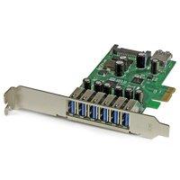 7 port pci express usb 30 card standard and low profile design