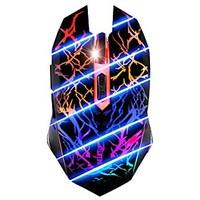 7 Color Breathing Light 3200DPI 6 Button Optical USB Wired Gaming Mouse For PC Gamer