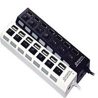 7 port high speed usb 20 hub independent switch