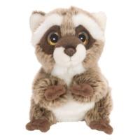 7 wild raccoon soft toy