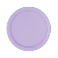 7\" Round Paper Plates x 20