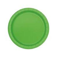 7\" Round Paper Plates x 20