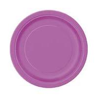 7\" Round Paper Plates x 20