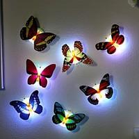 7 Color Changing Butterfly LED Night Light Lamp