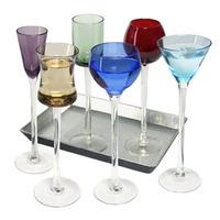 7 Piece Long Stem Liqueur Set