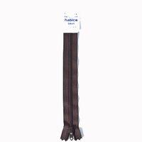 7 Habico Tagged YKK Nylon Zip - Brown 374333