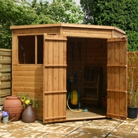 7\' x 7\' Walton\'s Select Tongue and Groove Corner Garden Shed
