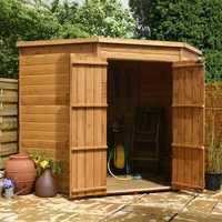 7\' x 7\' Select Tongue and Groove Corner Shed (No Windows)