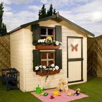 7 x 5 Waltons Honeypot Snowdrop Cottage Wooden Playhouse with Loft