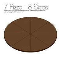 7 inch christmas chocolate pizza surprise exclusive bag of gourmet bel ...