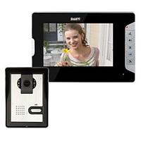 7 inch video door phone doorbell intercom kit 1 camera 1 monitor night ...