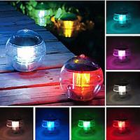 7 Colors Changing Waterproof Rainbow Pool Solar Floating LED Light Lamp Ball