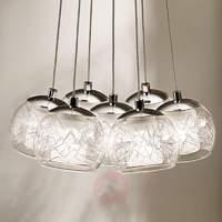7 bulb poldras led hanging light