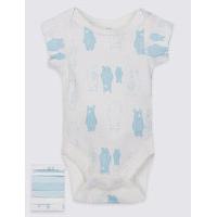 7 Pack Pure Cotton Bodysuits