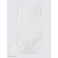 7 Pack Flat Seams Pure Cotton Bodysuits